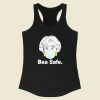 Bea Arthur Wear Mask Be Safe Racerback Tank Top