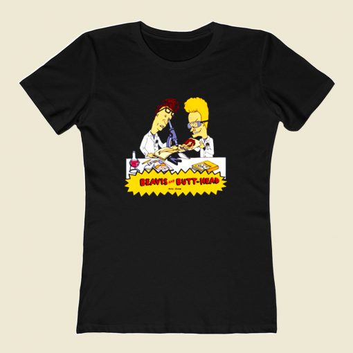 Beavis And Butt Head Science 80s Womens T shirt