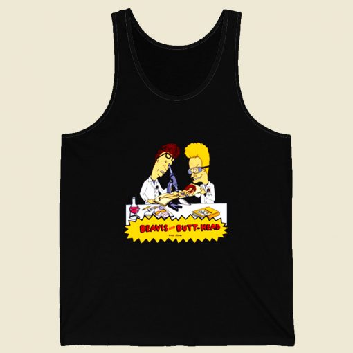 Beavis And Butt Head Science Retro Mens Tank Top