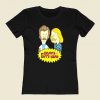 Beavis And Butthead Mike Judge 80s Womens T shirt