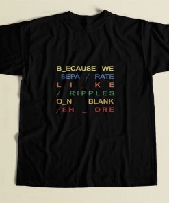 Because In Rainbow Radiohead Album 80s Mens T Shirt