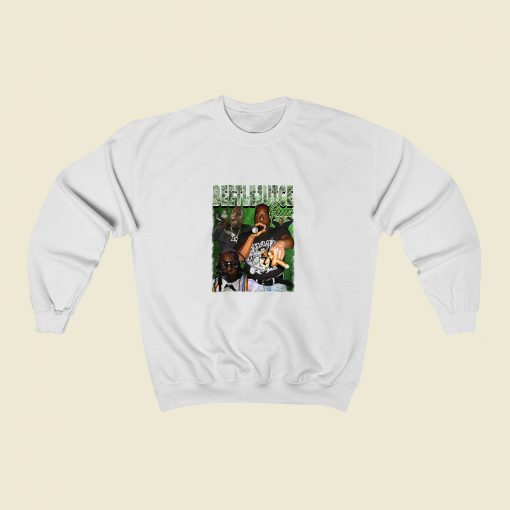 Beetlejuice Green Rapper Sweatshirt Street Style