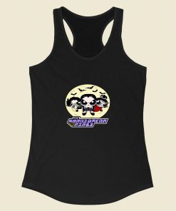 Beetlejuice Powerpuff Girls Vintage Cartoon Racerback Tank Top