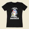 Ben Drankin Benjamin Franklin America 80s Womens T shirt