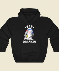 Ben Drankin Benjamin Franklin America Cool Hoodie Fashion