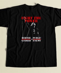 Bernie Sanders Fight The Power And Public Enemy 80s Mens T Shirt