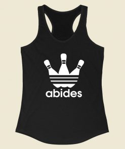 Big Lebowski Bowling Abide Racerback Tank Top