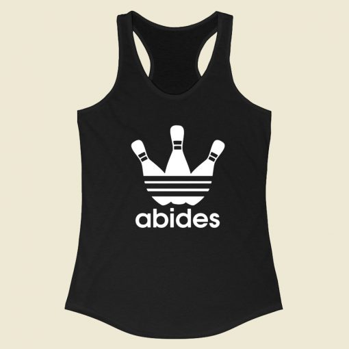 Big Lebowski Bowling Abide Racerback Tank Top