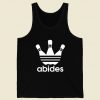 Big Lebowski Bowling Abide Retro Mens Tank Top