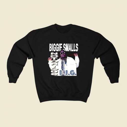 Big Notorious Biggie Smalls Rich 80s Sweatshirt Style