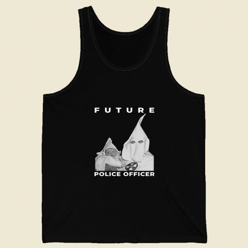 Biggie Kkk Future Police Officer Retro Mens Tank Top