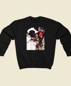 Biggie Smalls With Tupac 80s Sweatshirt Style