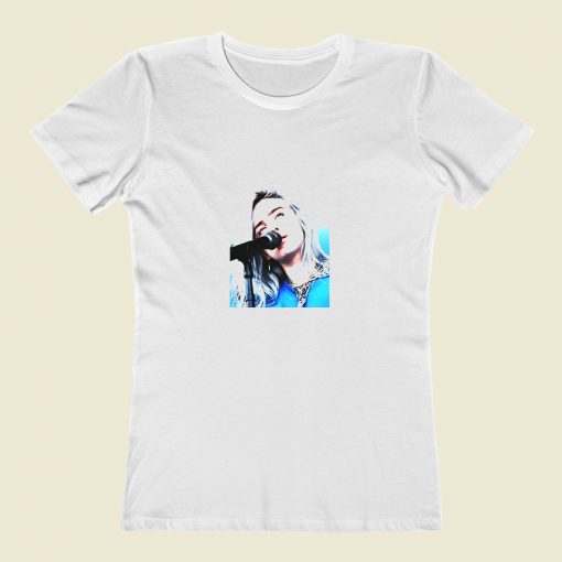 Billie Eilish Blue Aesthetic Classic Women T Shirt