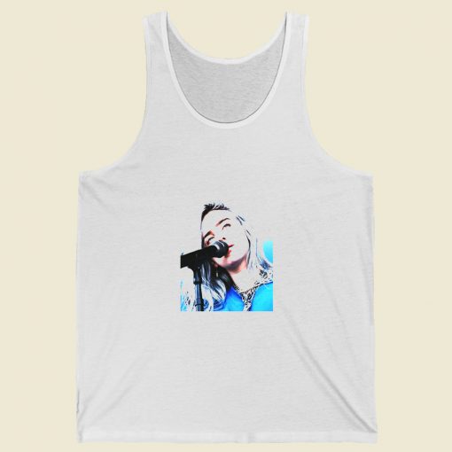 Billie Eilish Blue Aesthetic Summer Tank Top