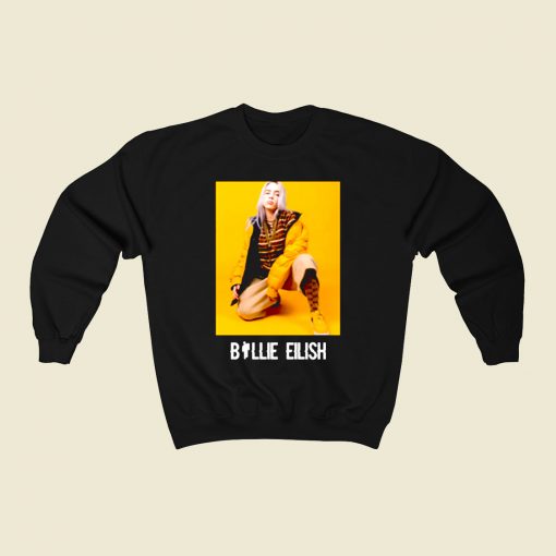 Billie Eilish Tour 80s Sweatshirt Style