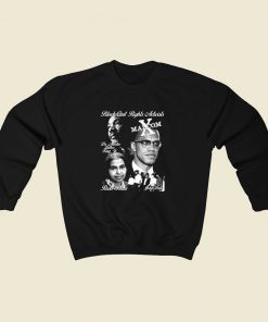 Black Civil Rights Leaders 80s Sweatshirt Style