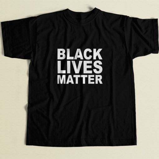 Black Lives Matter 80s Mens T Shirt