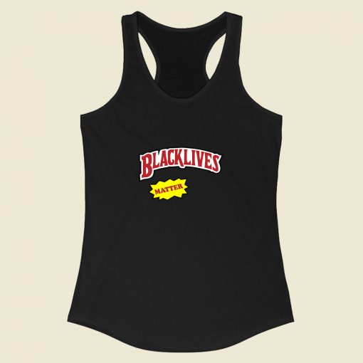 Black Lives Matter Backwoods Racerback Tank Top