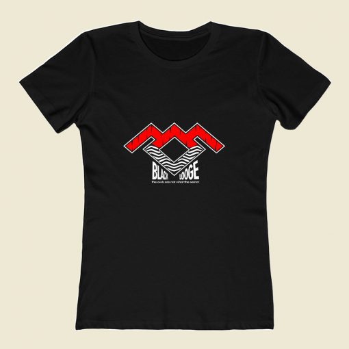 Black Lodge Twin Peaks 80s Womens T shirt