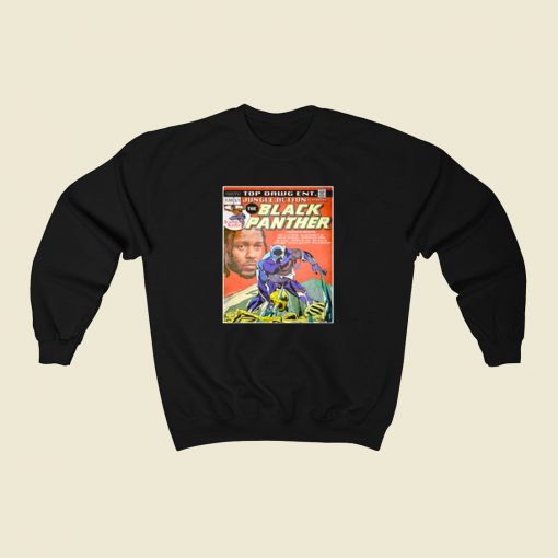 Black Panther Kendrick Lamar 80s Sweatshirt Style