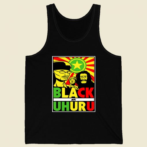 Black Uhuru Retro Mens Tank Top