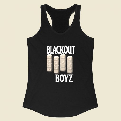 Blackout Boyz Racerback Tank Top Fashionable