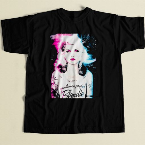 Blondie Debbie Harry Gentlemen 80s Mens T Shirt