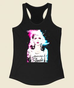 Blondie Debbie Harry Gentlemen Racerback Tank Top