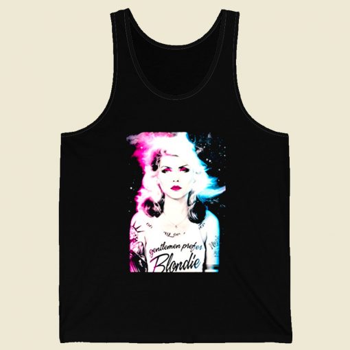 Blondie Debbie Harry Gentlemen Retro Mens Tank Top