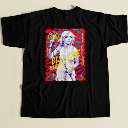 Blondie Debbie Harry Vintage 80s Mens T Shirt