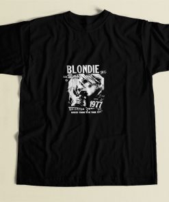 Blondie La 1977 Direct From New York City 80s Mens T Shirt