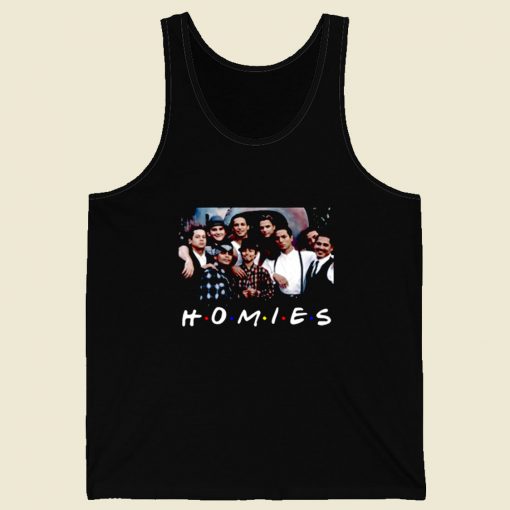 Blood In Blood Out Friends Mashup Retro Mens Tank Top