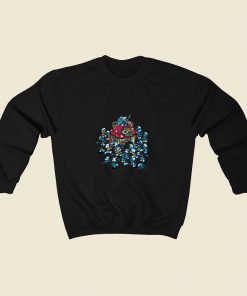 Blue Horde 80s Sweatshirt Style