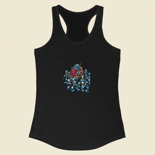 Blue Horde Racerback Tank Top