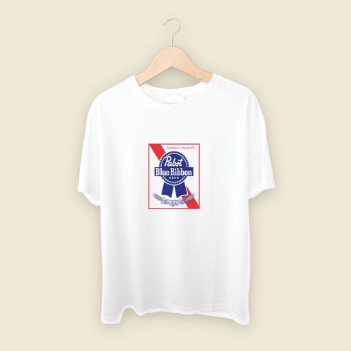 Blue Ribbon Pabst Beer Mens T Shirt Streetwear