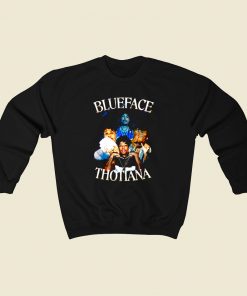 Blueface Thotiana 80s Sweatshirt Style