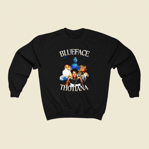 Blueface Thotiana 80s Sweatshirt Style