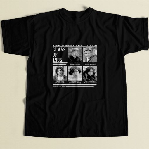 Breakfast Club Class Of 85 80s Mens T Shirt