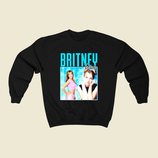 Britney Spears Vintage 80s Sweatshirt Style