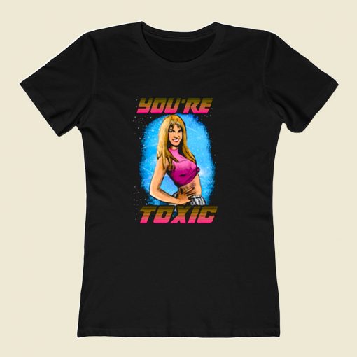 Britney Spears Youre Toxic 80s Womens T shirt