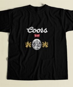 Brixton X Coors Banquet Retro 80s Mens T Shirt