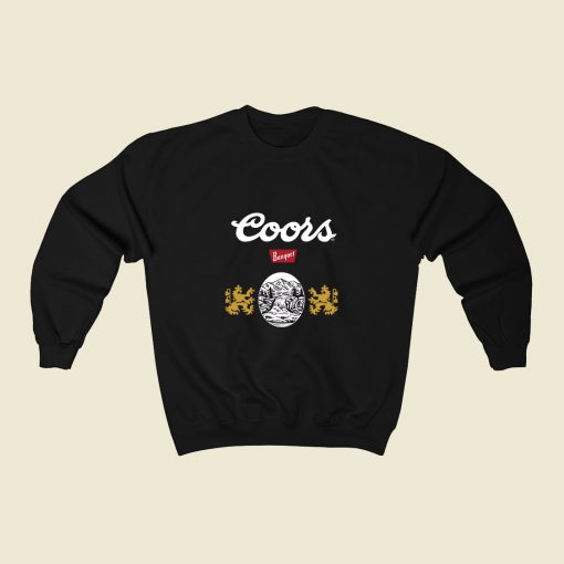 Brixton X Coors Banquet Retro 80s Sweatshirt Style