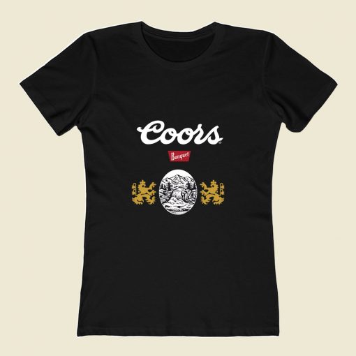 Brixton X Coors Banquet Retro 80s Womens T shirt