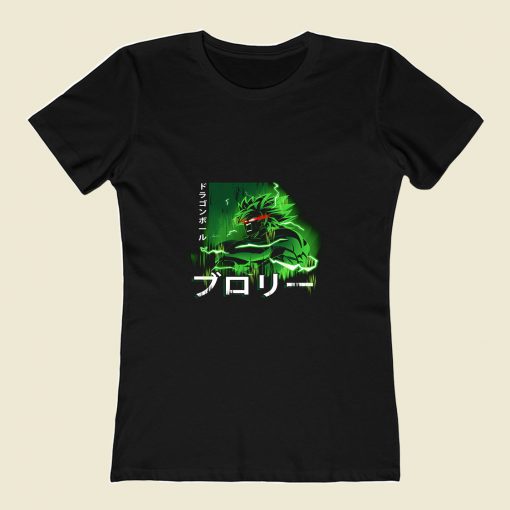 Broly Dragon Ball Graphic T Shirt 80s Womens T shirt