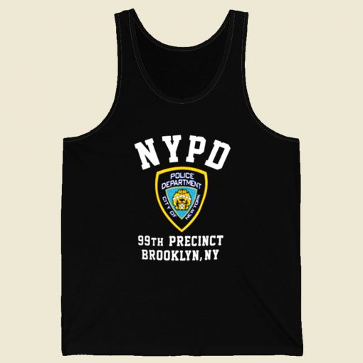 Brooklyn 99 Nypd Retro Mens Tank Top