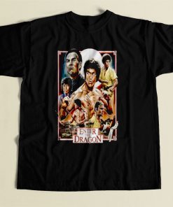 Bruce Lee Enter The Dragon 80s Mens T Shirt