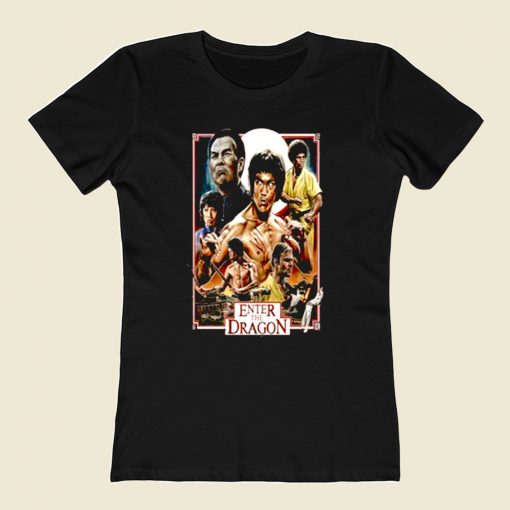 Bruce Lee Enter The Dragon 80s Womens T shirt