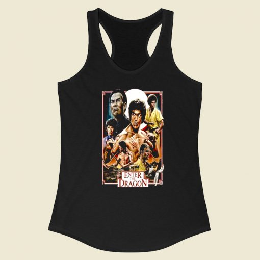 Bruce Lee Enter The Dragon Racerback Tank Top