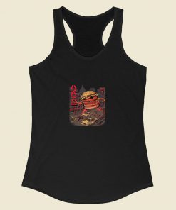 Burger Zilla Racerback Tank Top