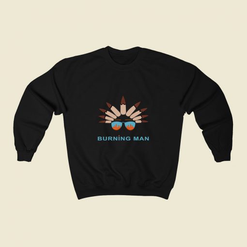 Burning Man 80s Sweatshirt Style